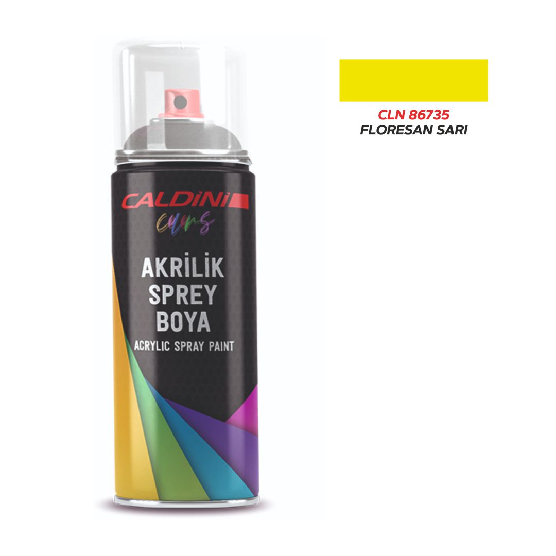 CALDINI AKRILIK FLORESAN SARI 400 ml.